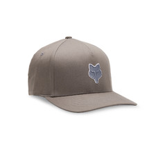 Fox Racing Flexfit Hat Fox Head Embroidery Steel Grey Size LG/XL