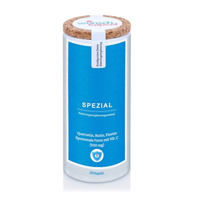 Wunschkapsel Spezial (290 Kapseln) mit 500 mg Quercetin, Rutin, Fisetin