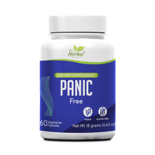 Panic Free Supplement - Relief from Panic Attacks - Stay Calm During Intense Pan