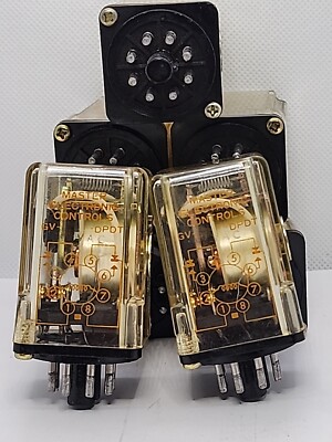 Lot of 7 - MASTER ELECTRONIC GV-12VAC-DPDT TIME RELAY DELAY [RC 7-2]