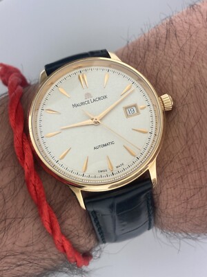 Maurice Lacroix 38mm Les Classiques Date Solid 18k Rose Gold