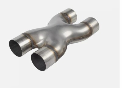 X-pipe 3'' Universal exhaust pipe 304 stainless steel