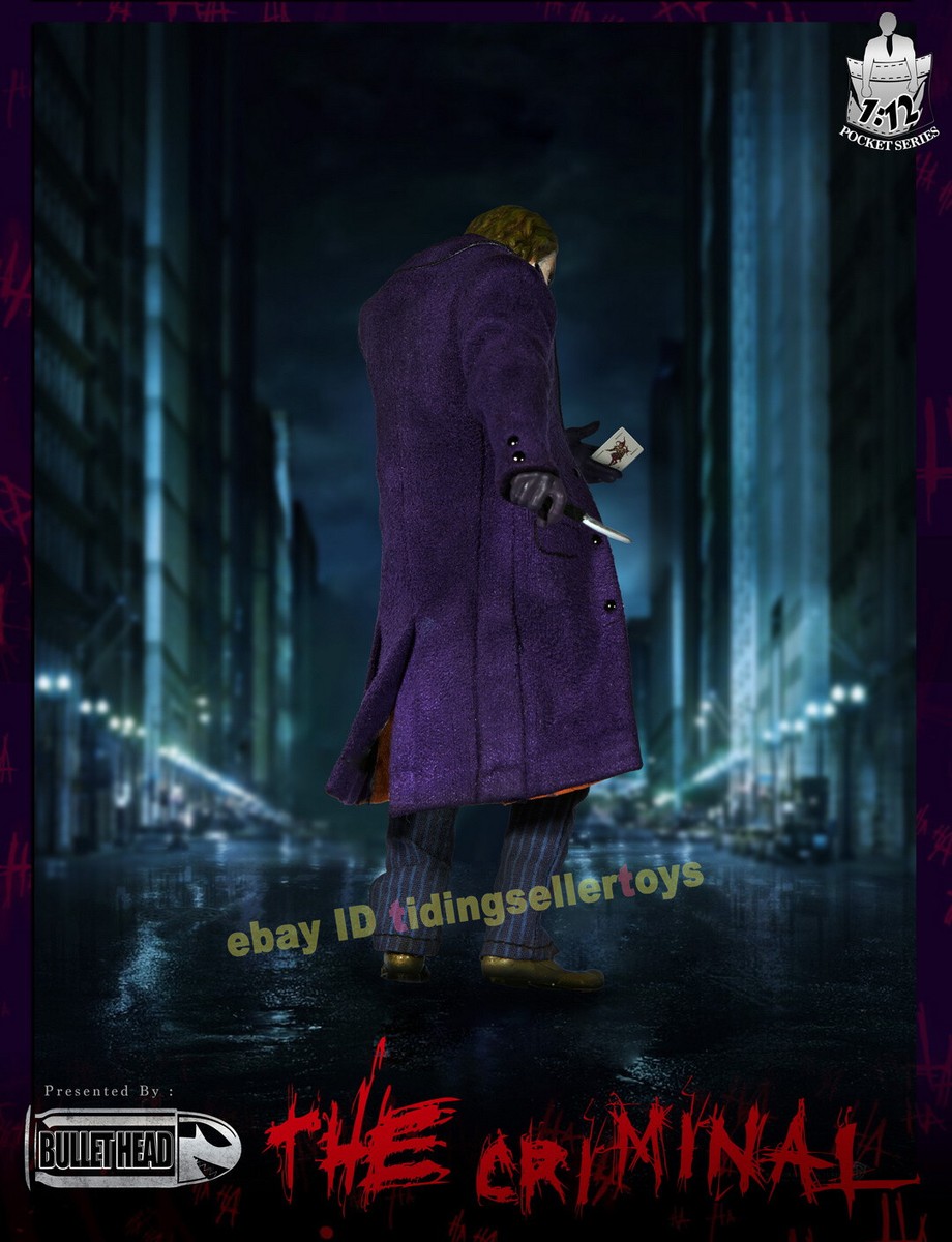 Bullet Head BH001 The Criminal Joker 1/12 Action Figure