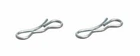 Set of 2 Bow Tie Cotter Pins for MTD 714-04040 Briggs & Stratton 703060