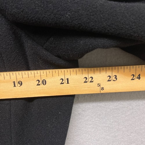 Cole Haan Coat Womens 16 Black Wool Cashmere Button Up - Picture 10 of 12