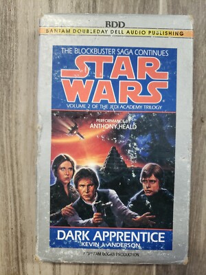 Bantam Star Wars Audiobook On Cassette Dark Apprentice Volume 2 Of Jedi Academy