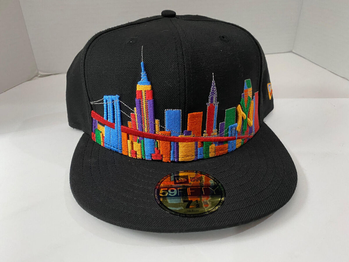 New Era New York Yankees Fitted Cap - Black 59FIFTY RARE 7 1 New Era New York Yankees Fitted Cap - Black 59FIFTY RARE 7 1