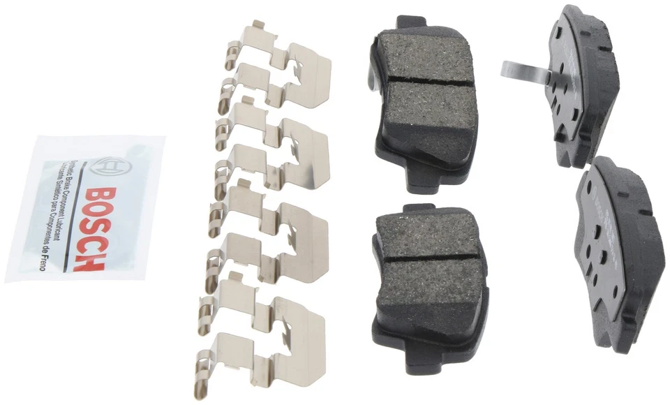 Задние керамические тормозные колодки QuietCast для 2010-2013 Kia Soul Bosch 2011 2012 годов выпуска - Изображение 3 из 4