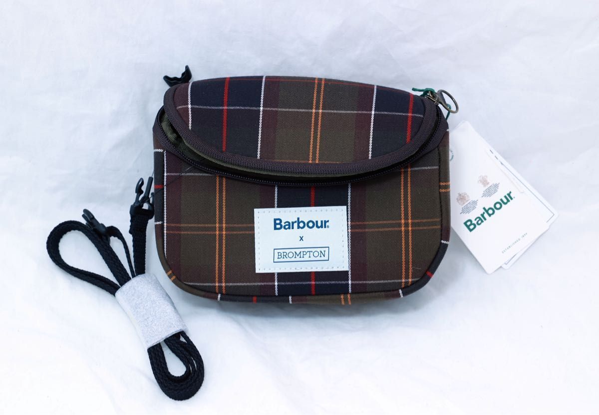 Brompton x Barbour Handlebar Saddle Bag Zip Pouch | eBay Brompton x Barbour Handlebar Saddle Bag Zip Pouch | eBay