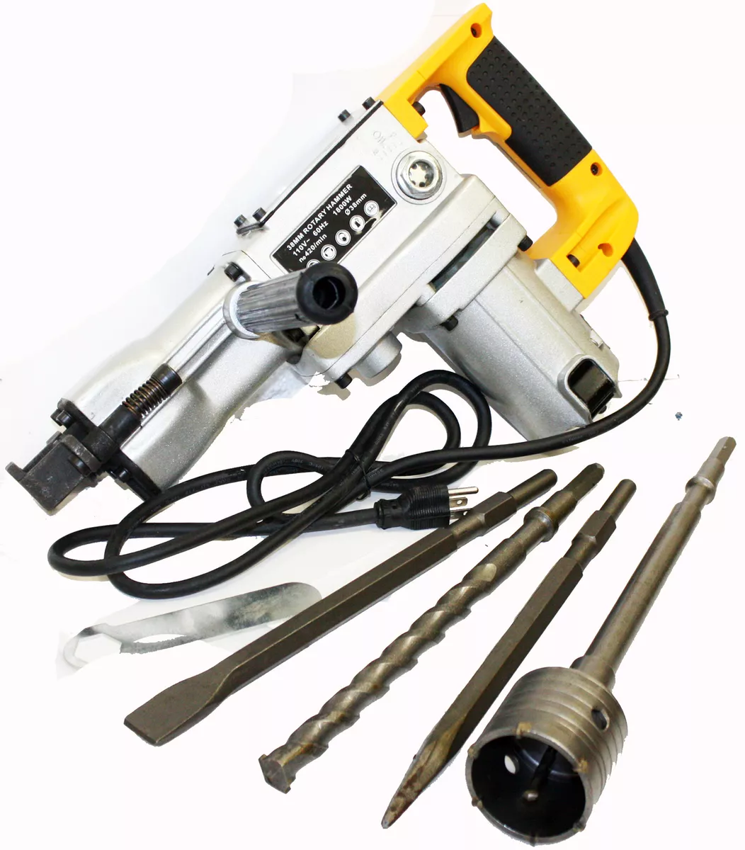 Electric rotary outlet hammer drill