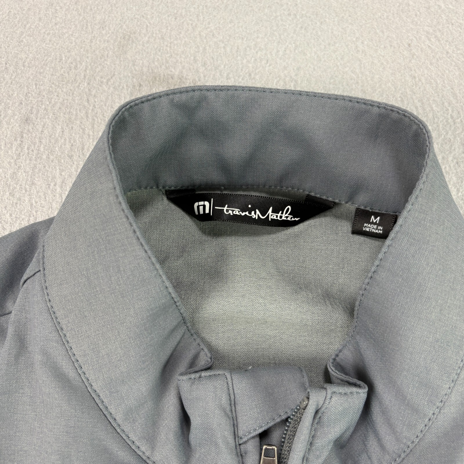 Travis Mathew Jacket Men Medium Gray Surfside Ful… - image 4