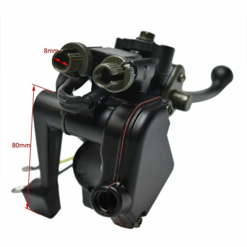 Thumb Throttle Cable Twin Brake Lever 50cc 90cc 150cc 250cc Atomic DHZ Assassin - Picture 5 of 8