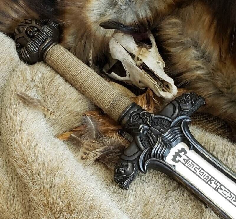 Nueva Espada de Plata Atlante Marto Conan - Réplica Oficial de la Película Conan Barbarian