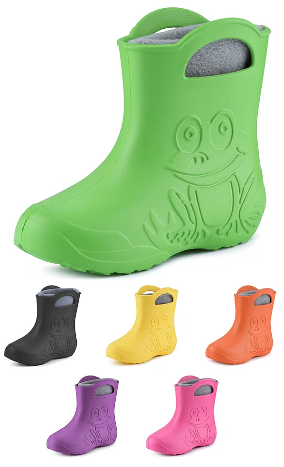 LADEHEID SUPERLEICHT Eva Winter Kinder Gummistiefel Regenstiefel warm LA-CA-03