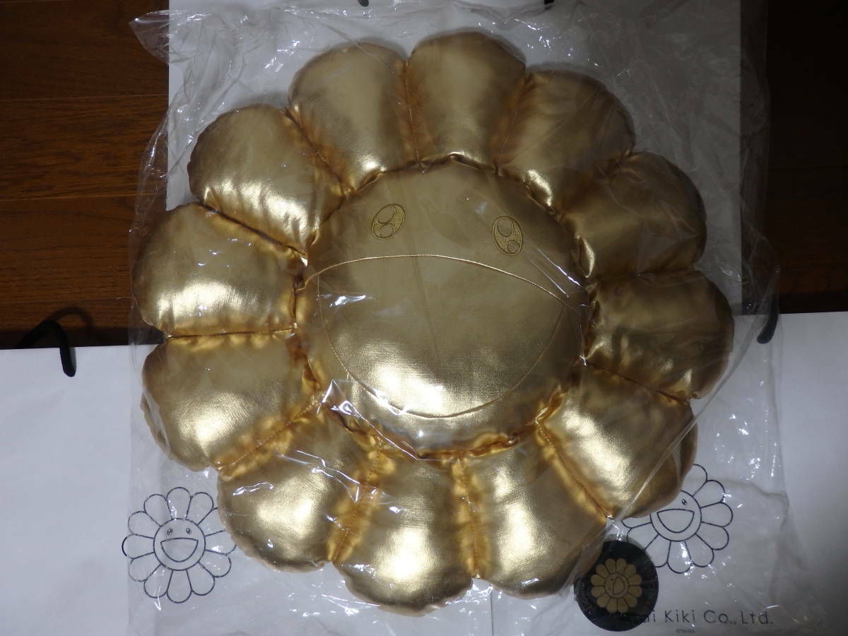 Takashi Murakami Flower Kaikai Kiki Gold Cushion 60 cm | eBay