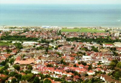 PHOTO  AND THIS IS PRESTATYN THE LAST VIEW FOR OFFA'S DYKE WALKERS HIGH ABOVE PR