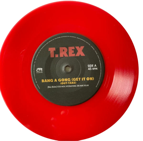 T. REX (Marc Bolan) - Bang A Gong (Get it On) / Jeepster 7" Red Vinyl Single  - Image 4 of 4