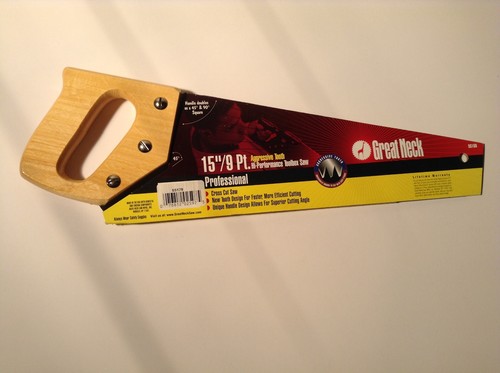 Great Neck SS169 Cross Cut Saw 15\