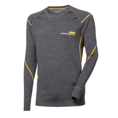 PROGRESS 100% Merino Langarmshirt Funktionsunterwäsche Funktionsshirt 170g/250g