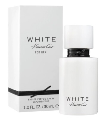 KENNETH COLE WHITE for Her 1.0 oz 30 ml Eau de Parfum Spray NEW IN BOX SEALED