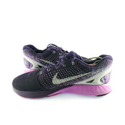 Nike Lunar Glide 7 H20 Repel Running Stable Ride Soft Purple Nike Lunar Glide 7 H20 Repel Running Stable Ride Soft Purple