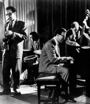 American jazz pianist Dave Brubeck born David Warren Brubeck plays- Old Photo