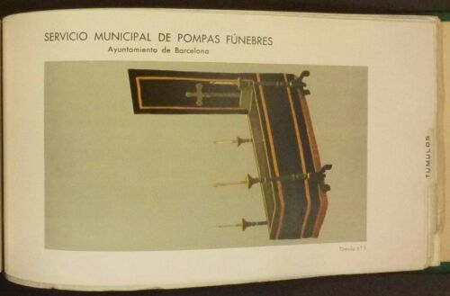 Spain Hearse Coffins Urns 1960s Varcelona Trade Catalog for Funeral Parlors - Imagen 11 de 12
