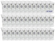 36 PK Yacht  Smith Wholesale Kids Crew Socks, Size 6-8 White - Boys Crew Sock