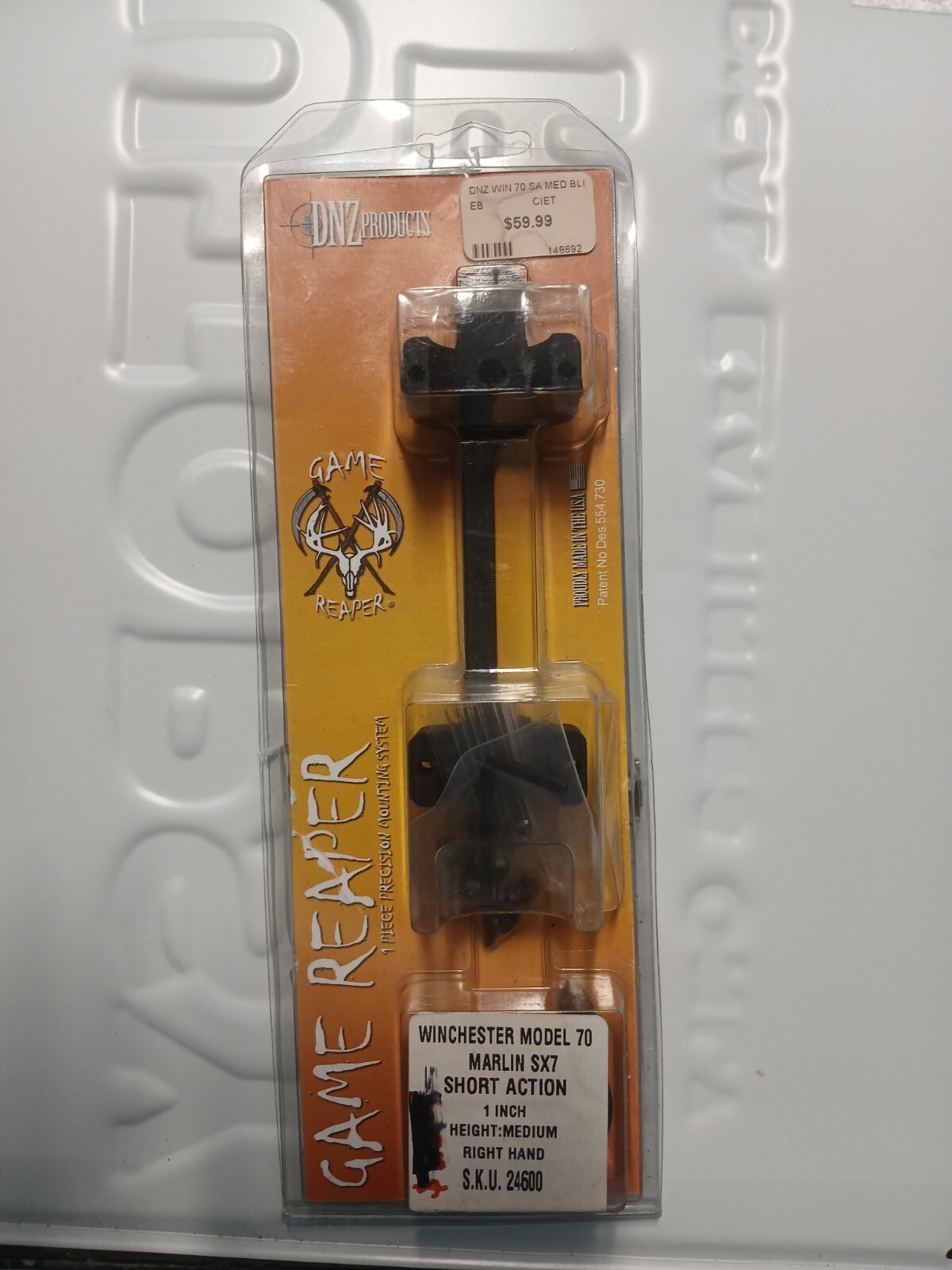 Game Reaper Winchester Model 70-Short Action Scope Mount