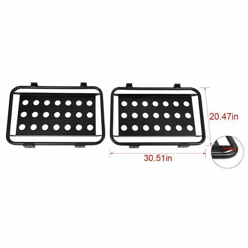 Rear Window Glass Protector Guard Armor Cover For Jeep Wrangler JL JLU 18+ Black - Bild 11 von 11