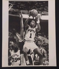 Vintage Rod Strickland Vs Lakers Press Photo, San Antonio Spurs 1992 8x10''