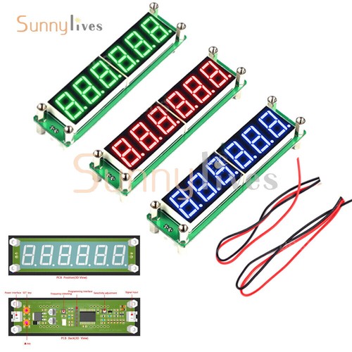 DC 8~15V 6-digits LED Display RF Signal Frequency Counter 0.1MHz~65MHz - Picture 2 of 24
