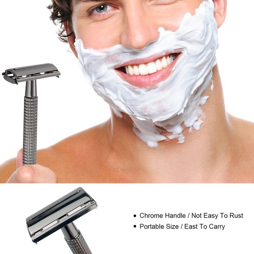 Men's Traditional Beard Long Handled For Dry & Shaving B7K7 - Picture 2 of 6