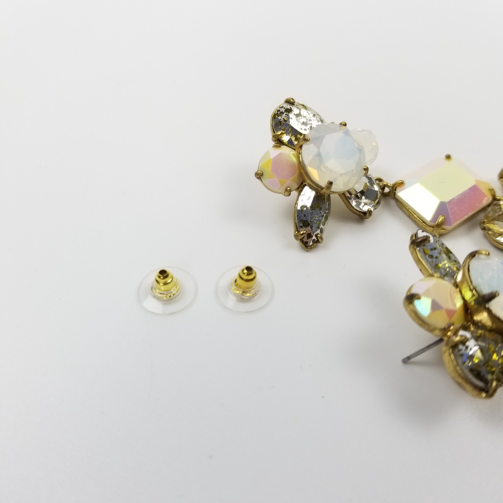 J. Crew Statement Dangle Earrings Pierced Flower … - image 14