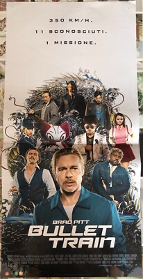 ORIGINAL 2022 Movie Bullet Train Poster Poster 33x70cm by David Leitch