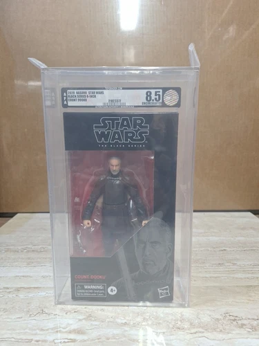 AFA 8.5 Hasbro Star Wars The Black Series: 6 Inch Count Dooku 107 (Uncirculated)