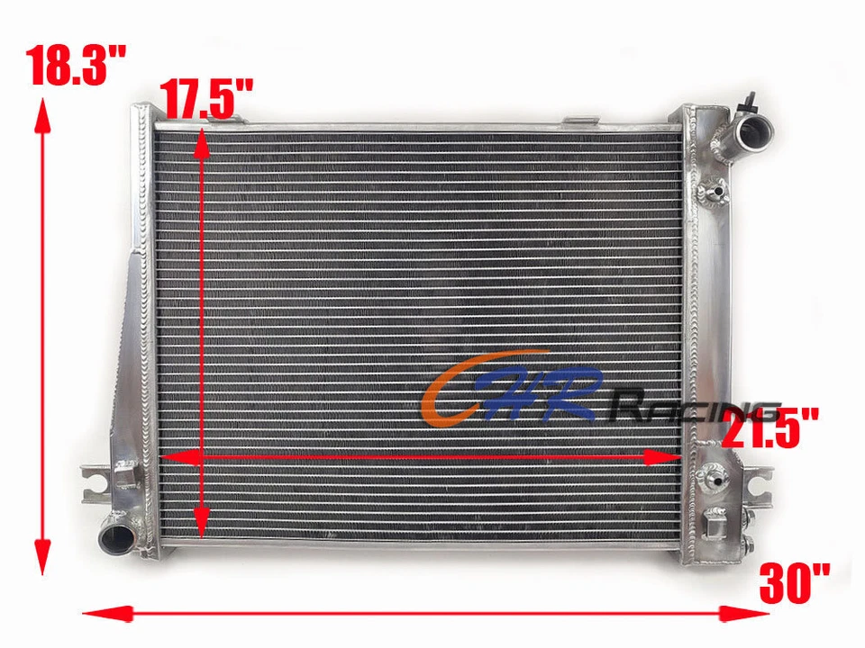 Aluminum Radiator for BMW 3 Series E30 320i 323i 325i 325ix 325e M20 1982-1993 - Image 2 of 4