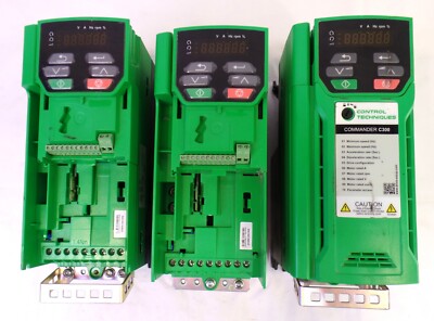 Control Techniques Commander 300 3HP Drive, Lot of 3 For Parts/ Repair