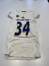 Game Worn Used adidas San Jose State Spartans SJSU Football Jersey Medium 3 #34