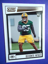Devonte Wyatt - 2022 Score RC Football card #361 - Green Bay Packers - DT