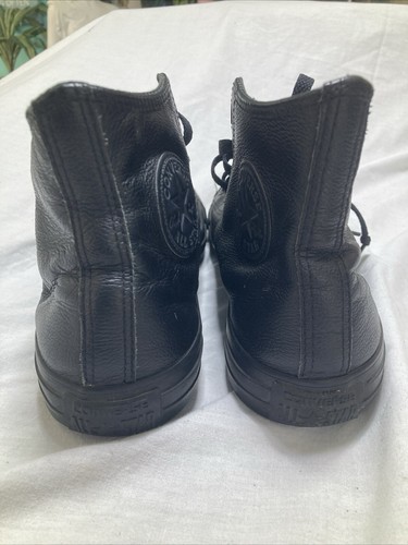 converse all star high top mens Great Condition Black Leather 🔥🔥🔥 - Picture 8 of 8