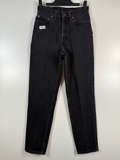 Vtg Levis 512 Womens Juniors Slim Fit Tapered Leg Dark Wash Jeans Black Sz 5 S