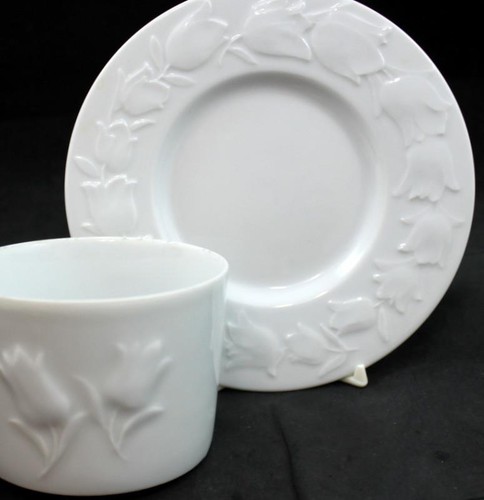 Piatto pane e burro Block Primavera Trio con set tazza e piattino - Foto 3 di 4