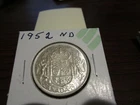 1952 ND - Canada Silver Half Dollar - Canadian 50 cent coin - High Grade