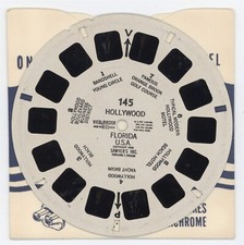 RARE View-Master Reel 145, Hollywood, Florida, 1955 - MINT - Free Shipping