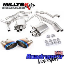 Milltek Audi RS5 B9 Auspuffanlage Sportback ab 2019 Road + Teil Resonanz SSXAU840