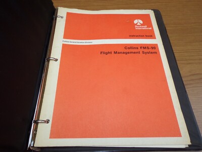 Collins FMS-90 Flight Management System Instruction Book Manual