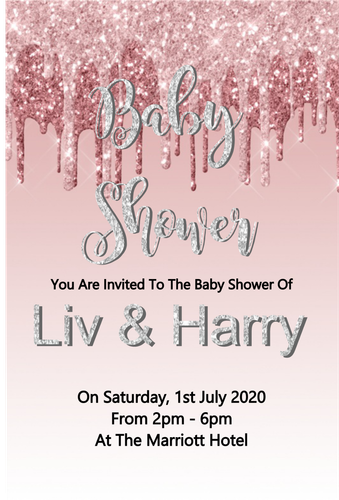 10 hermosas invitaciones personalizadas para baby shower niño o niña - Imagen 12 de 24