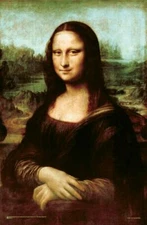Mona Lisa by Leonardo da Vinci Mini Poster 11.5" x 17.5" Laminated