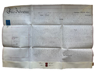 1878 Conveyance Piece of Land at The Uplands in Parish of Painswick Stroud Hook